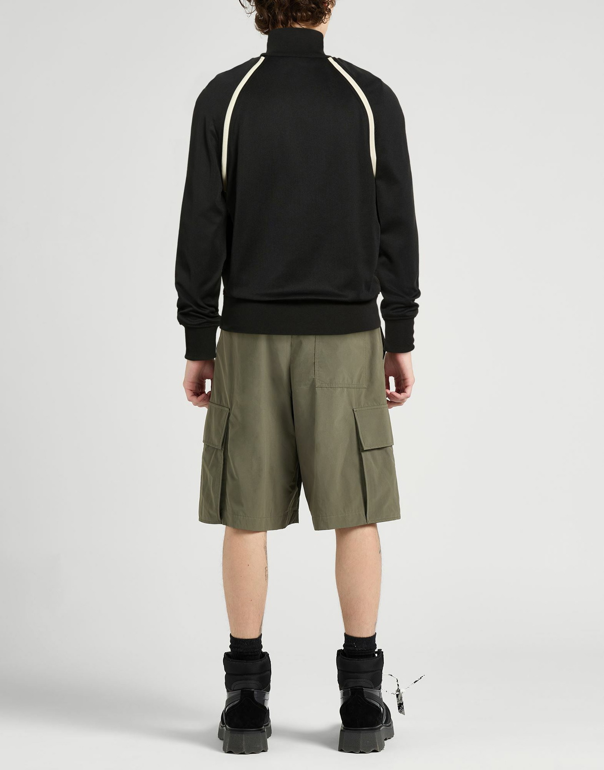 Palm Angels Mens Sweatshirt in Black
