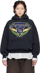 Rhude Black Montenegro Regatta Hoodie