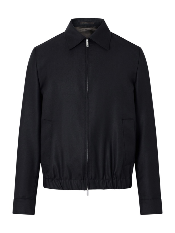 Photo: Slowear - Wool and Silk-Blend Blouson Jacket - Black