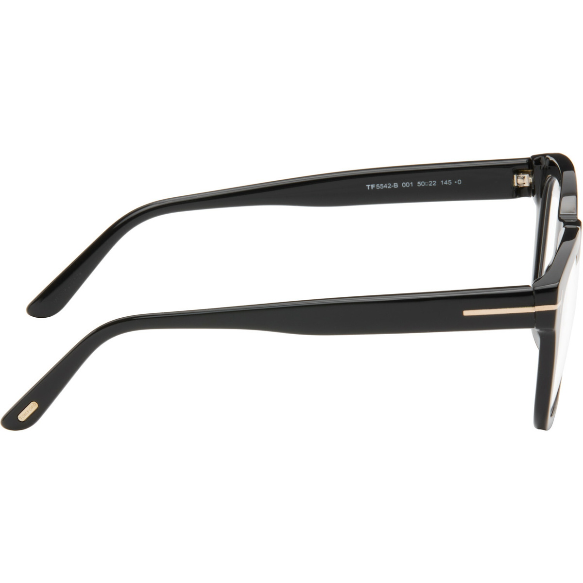 TOM FORD Black Blue Block Soft Square Blue Light Optical Glasses