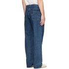 Kenzo Blue Kenzo Paris 'KENZO Signature' Straight Fit Jeans