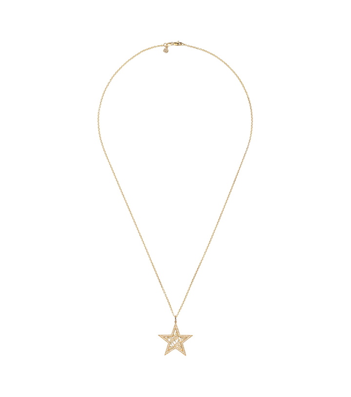 Photo: Sydney Evan Icon Wallpaper Star 14kt gold pendant necklace with diamonds