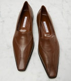 Manolo Blahnik Cleofe leather loafers