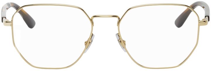 Photo: Ray-Ban Gold RB6471 Hexagonal Glasses