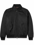 Baracuta - G9 AF Melton Wool-Blend Harrington Jacket - Gray