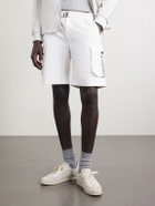 SEASE - Straight-Leg Cotton-Twill Shorts - White