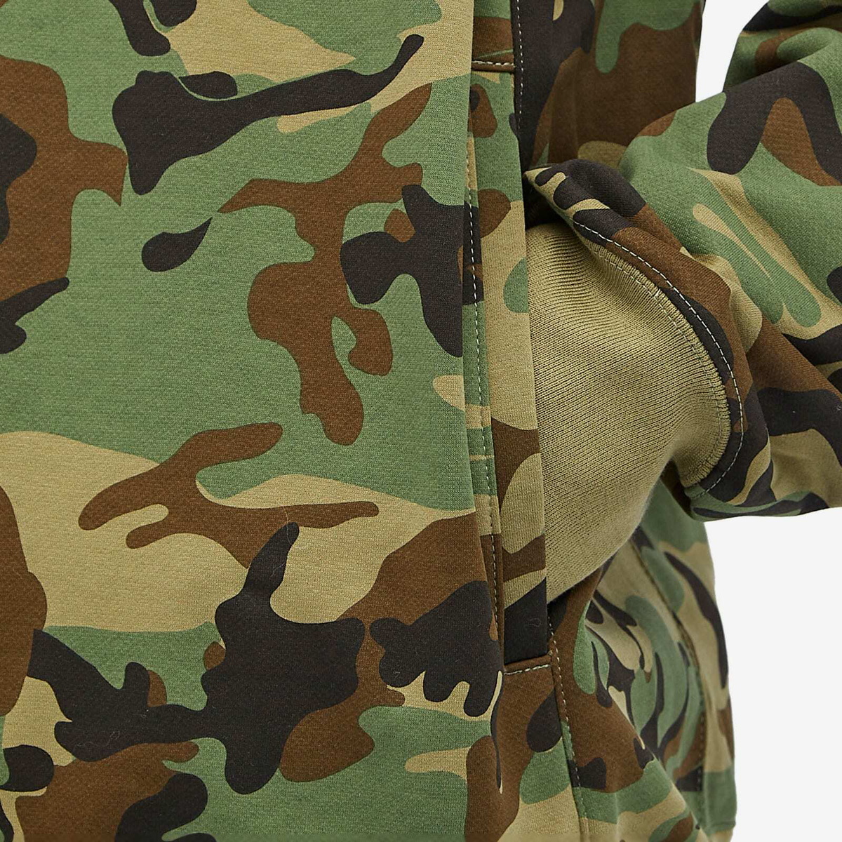 MASTERMIND WORLD Men's Camo Crew Sweatshirt in Woodland