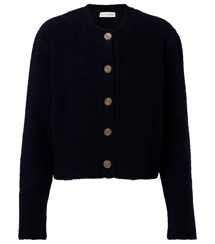 Photo: Altuzarra Harris cropped wool-blend cardigan