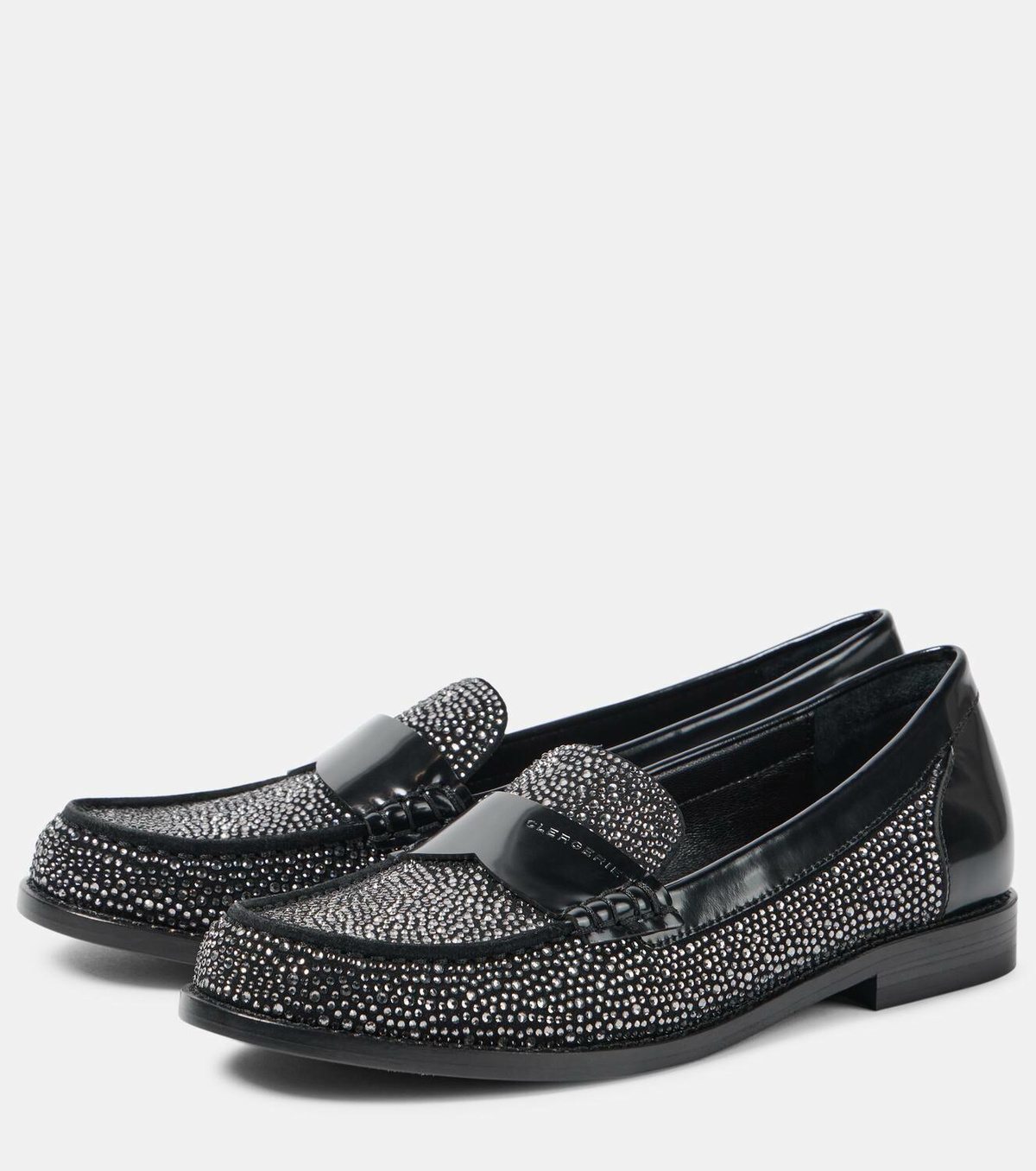 Clergerie Roy embellished leather loafers