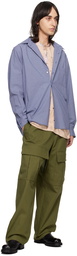 Acne Studios Khaki Embroidered Cargo Pants