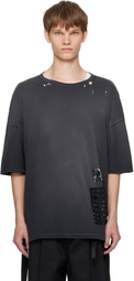 Ann Demeulemeester Black Dieter High-Comfort T-shirt