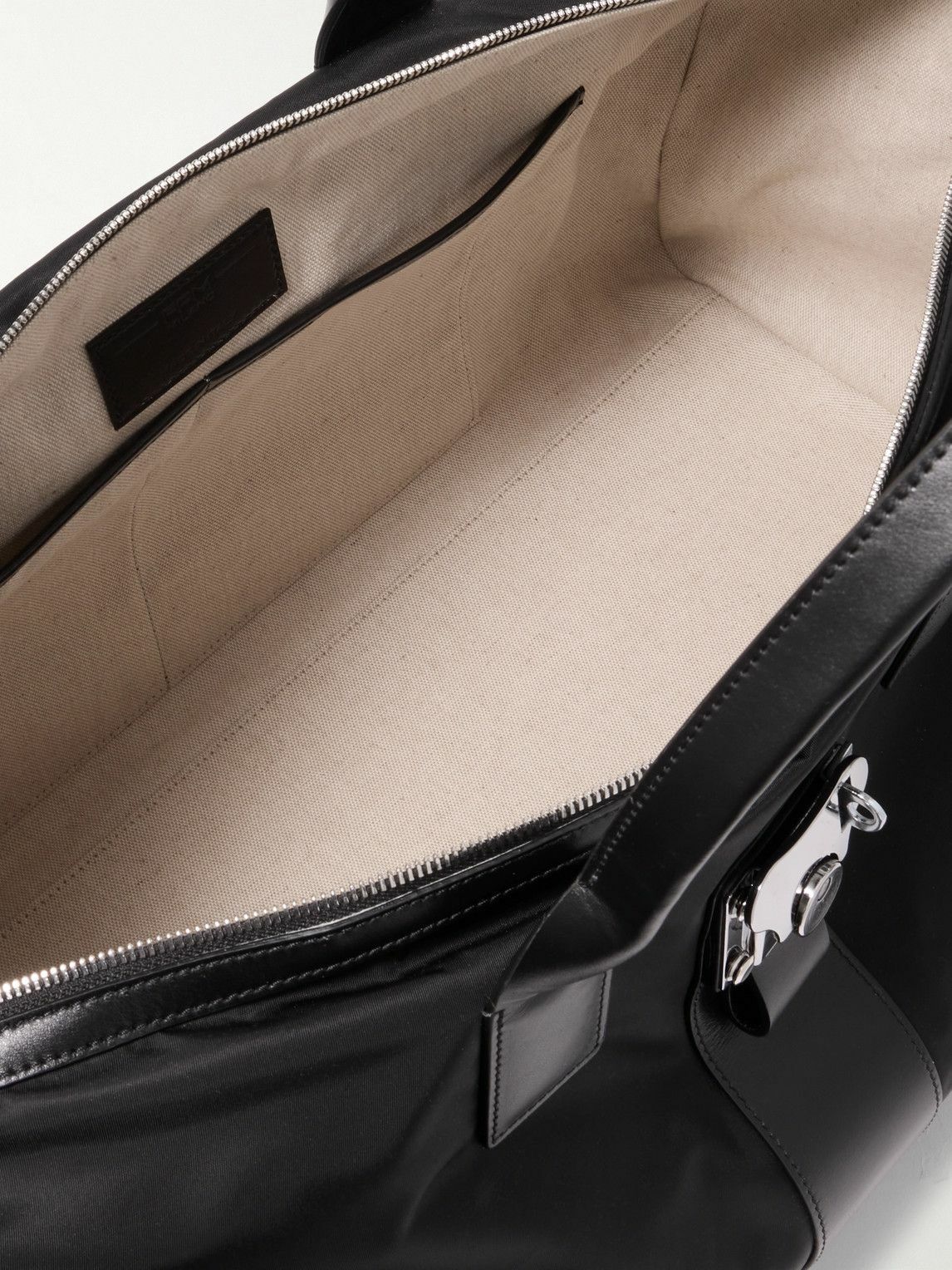 FPM Milano - Butterfly Leather-Trimmed Nylon Duffle Bag