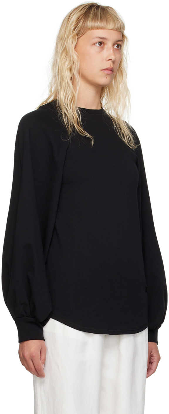 Teurn Studios SSENSE Exclusive Black Blouse