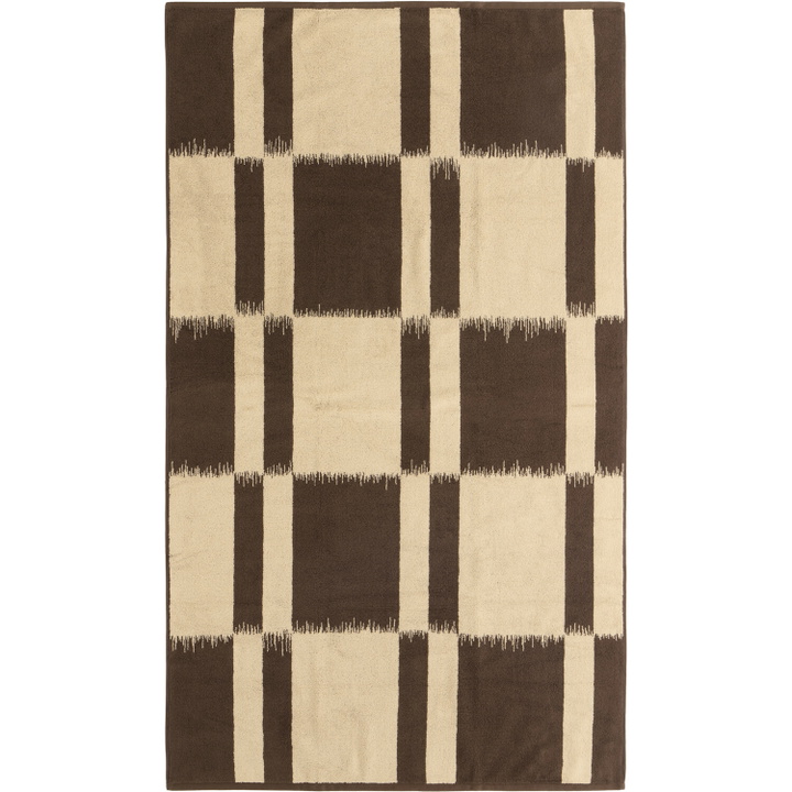 Photo: Autumn Sonata Brown & Beige Karin Bath Sheet