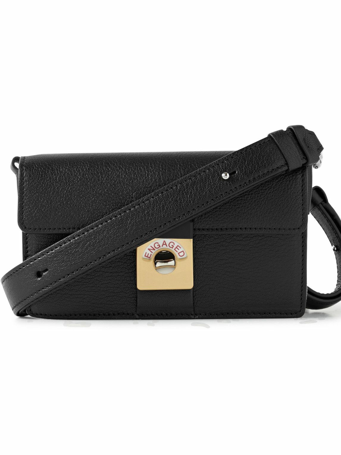 Maison Margiela - Lock Leather and Canvas Messenger Bag Maison