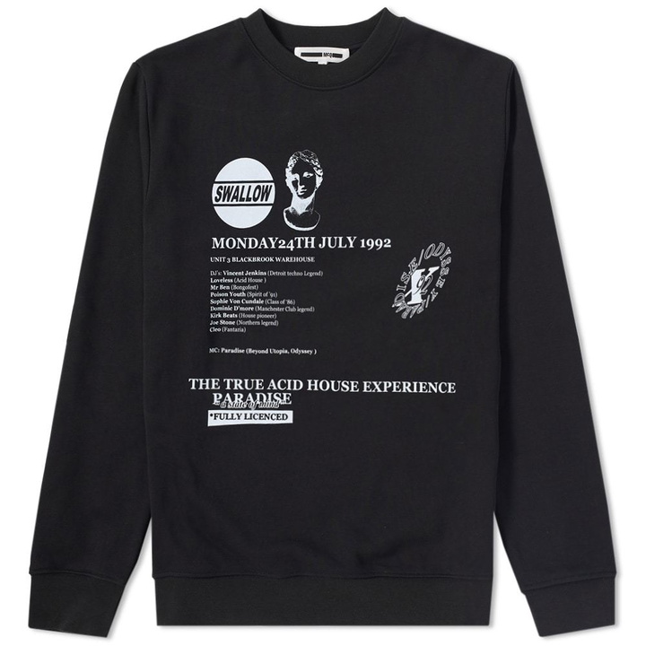 Photo: McQ by Alexander McQueen Clean Print Crew Sweat Black