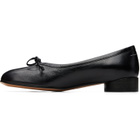 MM6 Maison Margiela Black Anatomic Numeric Ballerina Flats