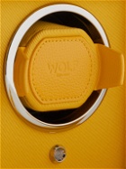 WOLF - Cub Pebble-Grain Vegan Leather Watch Winder - Yellow