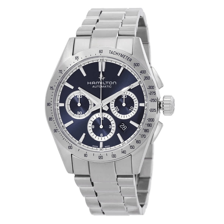 Photo: Hamilton Jazzmaster Performer Autochrono Blue Dial Watch H36616140