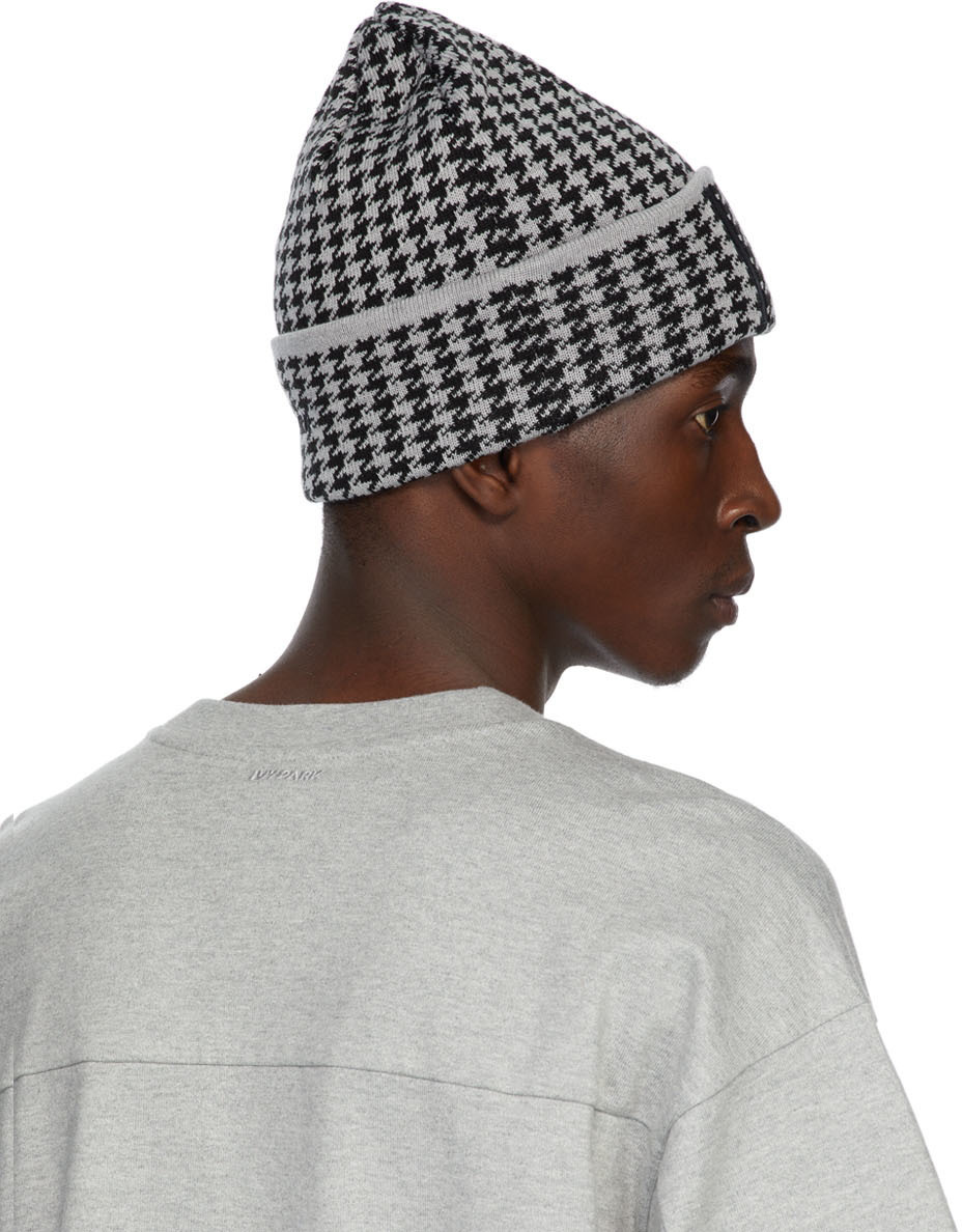 adidas x IVY PARK Grey Patterned Beanie