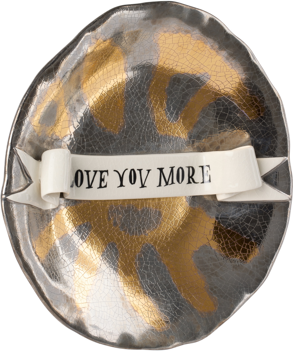 L'OBJET Multicolor Ruan Hoffmann Edition Ribbon 'Love You More' Plate