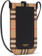 Burberry Beige Vintage Check Anne Phone Bag