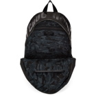 Jimmy Choo Black Canvas Reed Backpack