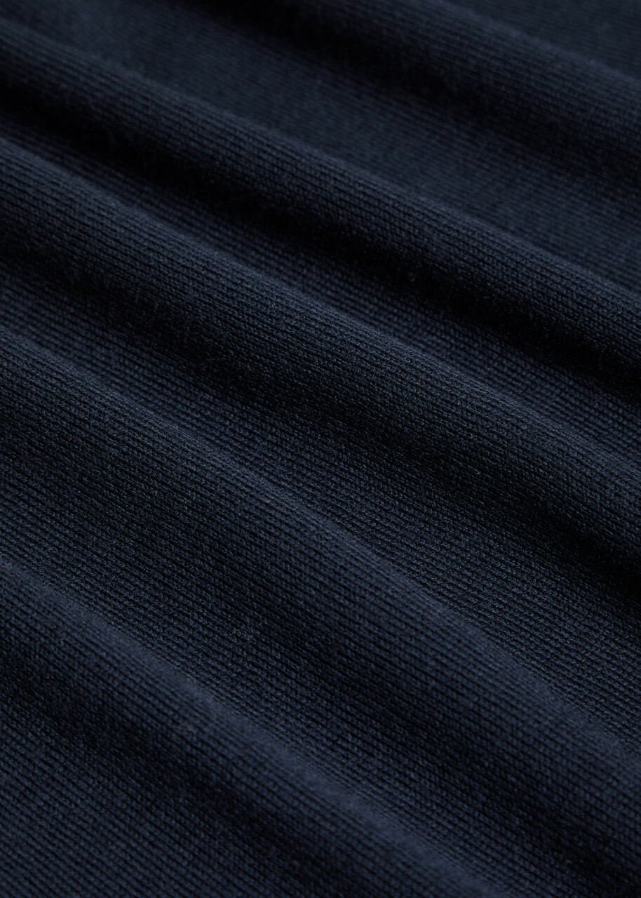 Officine Générale Knit Merino Wool Jumper Navy
