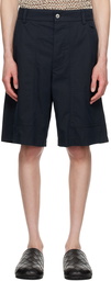 Bottega Veneta Navy Lightweight Shorts