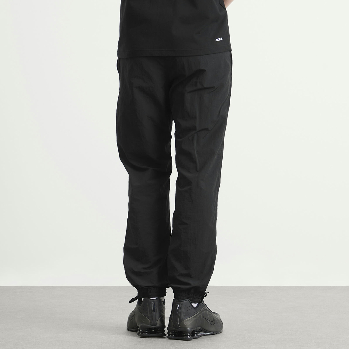 F.C. Real Bristol Men's Nylon Easy Track Pants in Black