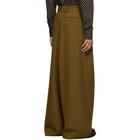 Dries Van Noten Brown Previs Trousers