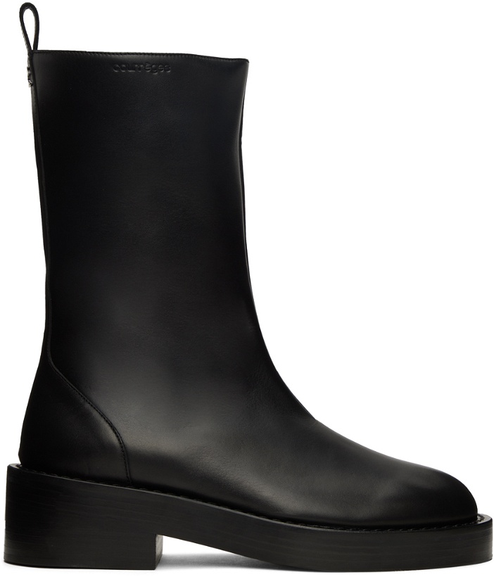 Photo: Courrèges Black Embossed Boots