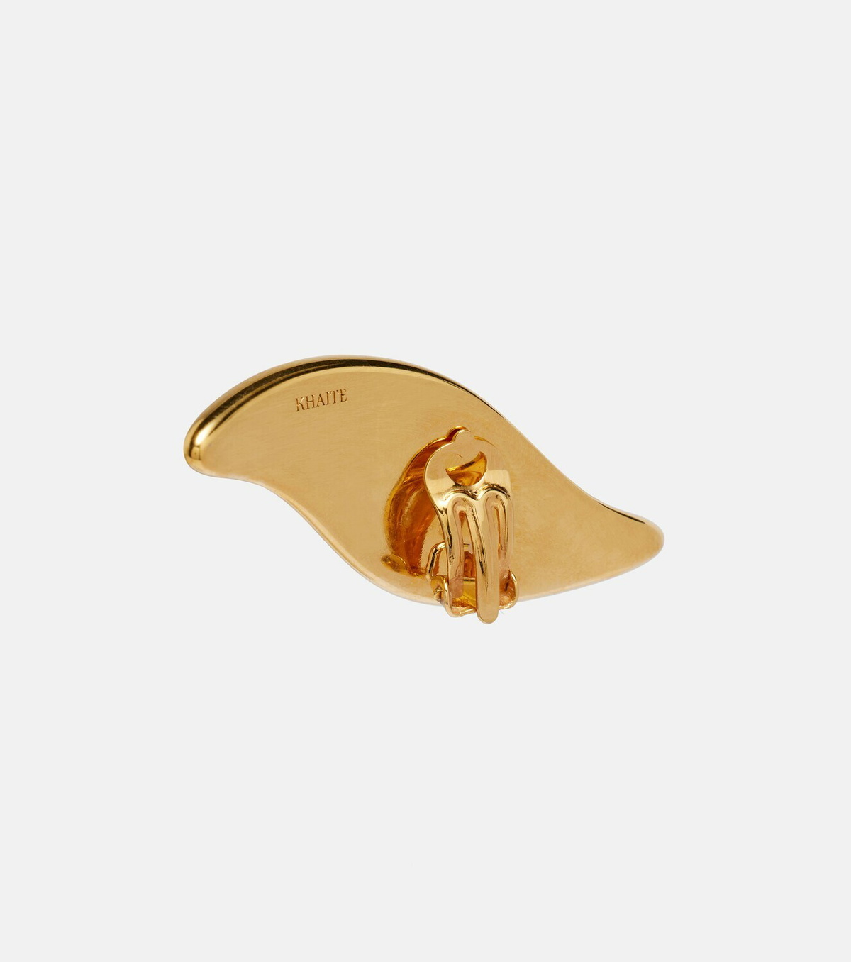 Khaite Leaf clip-on earrings