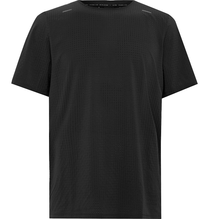 Photo: Nike Running - Division Adapt Perforated Dri-FIT T-Shirt - Black