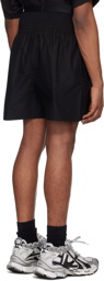Balenciaga Black Hybrid Boxer Shorts