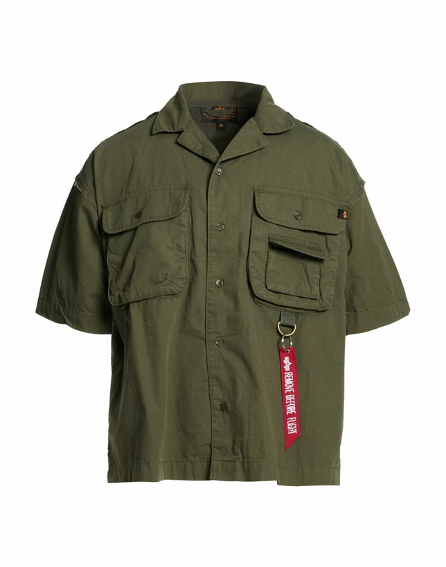 Photo: Alpha Industries Mens Shirt in Military green