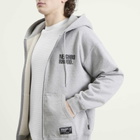 Neighborhood Men's Classic Logo Zip Hoodie in Gray