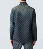 Gucci GG denim jacquard shirt