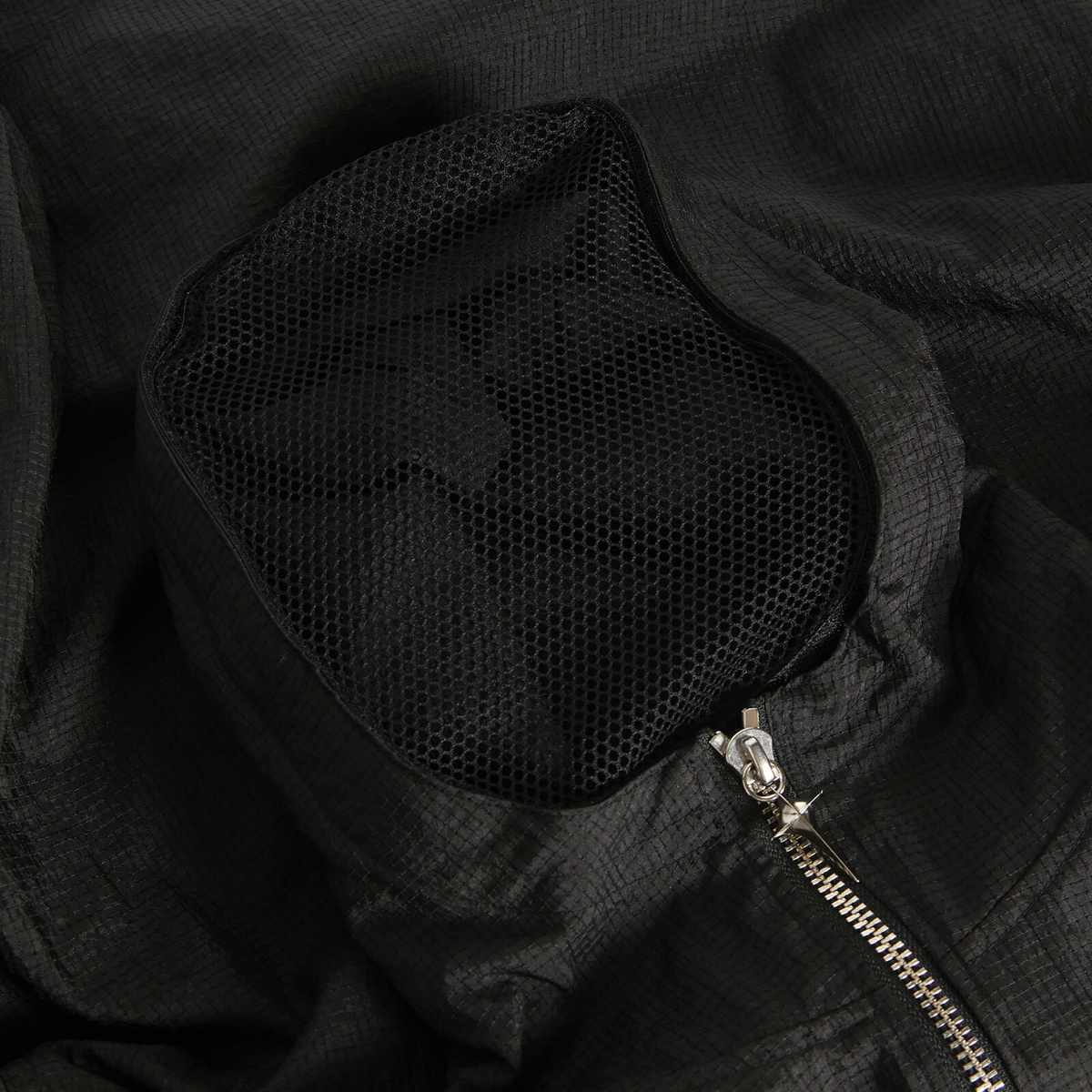 Thug Club Men's Nylon Hooded Jacket in Black