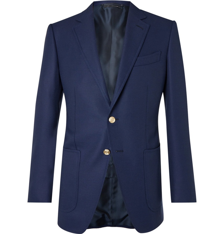 Photo: TOM FORD - O'Connor Slim-Fit Wool and Mohair-Blend Blazer - Blue