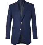 TOM FORD - O'Connor Slim-Fit Wool and Mohair-Blend Blazer - Blue