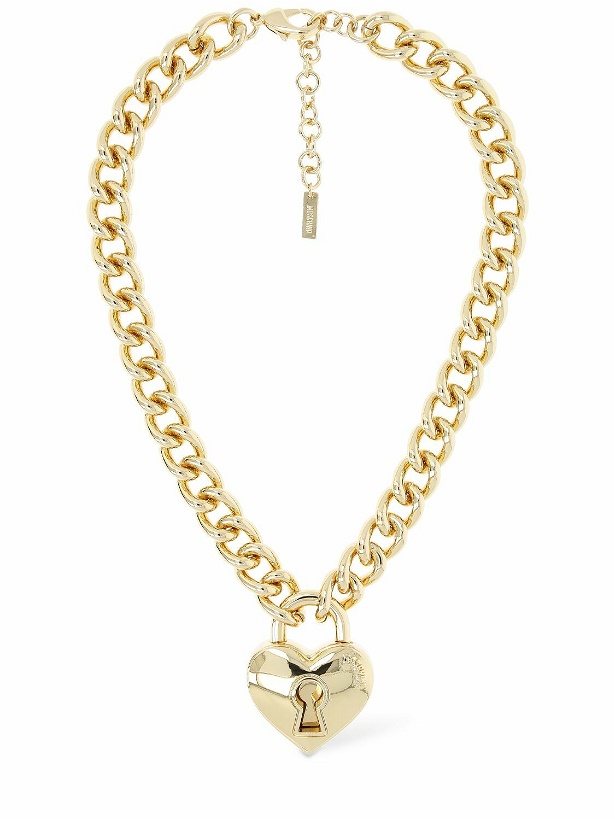 Photo: MOSCHINO - Heart Lock Collar Necklace