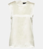 Nili Lotan Davy silk satin top