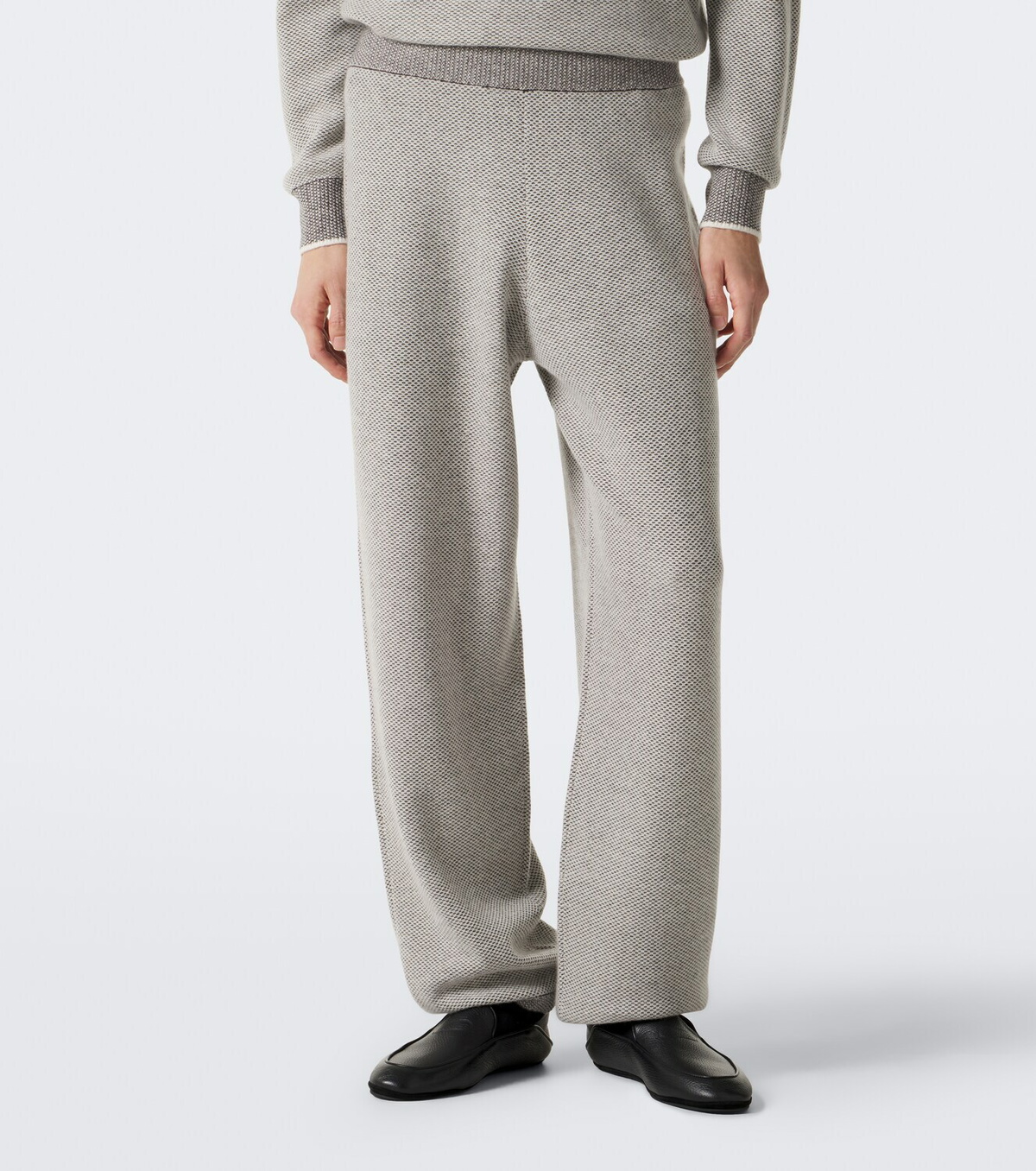 Arch4 Mr Banksy cashmere wide-leg pants