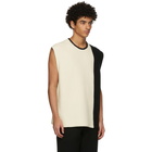 Homme Plisse Issey Miyake Black Combi Knit Tank Top