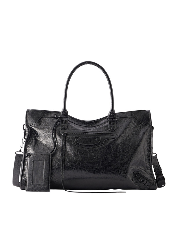 Photo: Balenciaga - Le City Large Textured-Leather Tote Bag