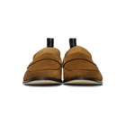 Alexander McQueen Brown Suede Loafers