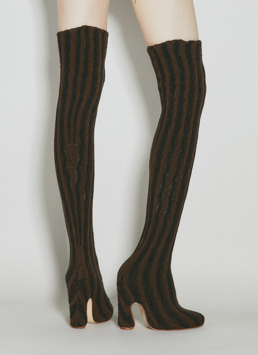 Isa Boulder Cactus Knit Boots