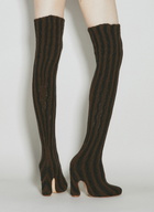 Isa Boulder Cactus Knit Boots