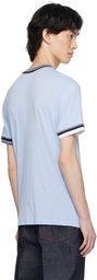 Ferragamo Blue Embroidered T-Shirt